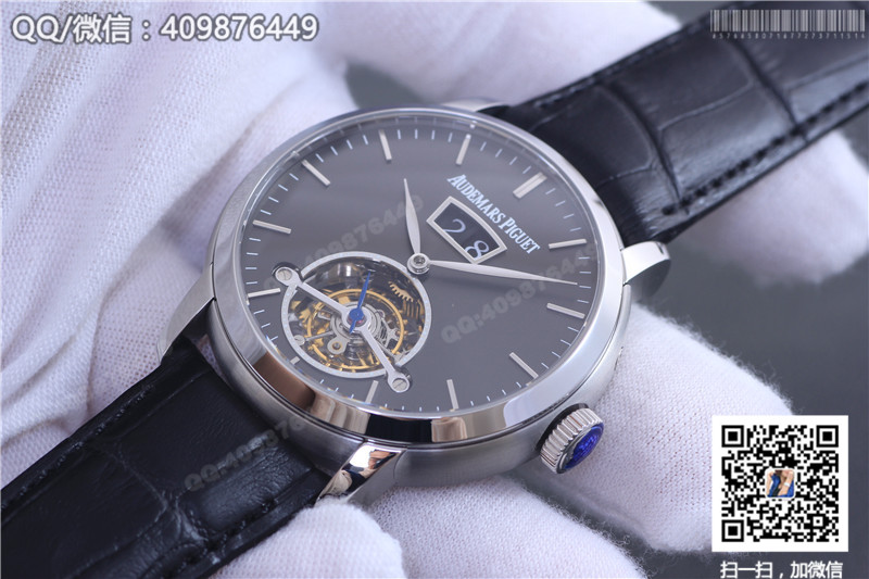 Audemars Piguet Jules Audemars koleksiyonu 26559OR tourbillon mekanik saat paslanmaz çelik kasa gri kadran